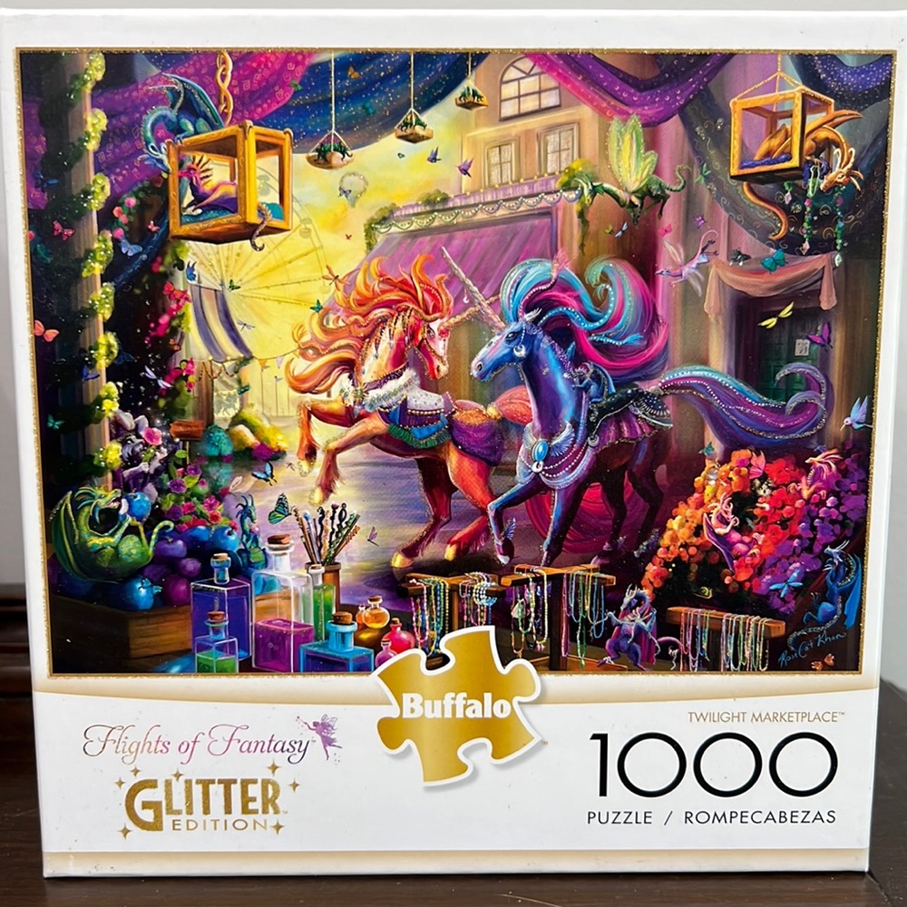🧩 🧩 Buffalo Games Glitter Edition 1000 piece puzzle